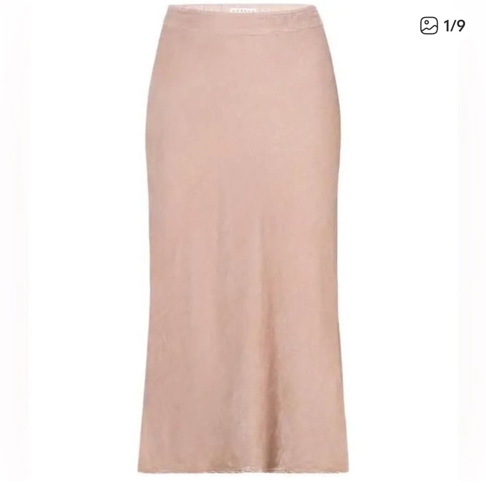Velvet by Graham & Spencer Rosegold Blush Pink Skirt